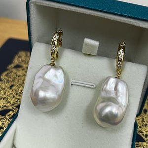 Boucles d'oreilles en perles de chanvre d'eau de mer naturelles, style forêt, personnalité simple, style long, design de niche, accessoires d'oreille - Product Image 2