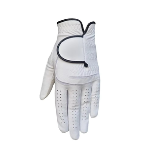 High Quality Breathable PU Leather Golf Gloves with <b>Hook</b> and Loop Closure Unisex Top Selling Sports Gear in Different Sizes - Product Image 5