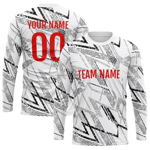 T-shirts à manches longues de haute qualité en coton uni, impression sérigraphique personnalisée, broderie de logo, design de t-shirt à manches longues - Product Image 1