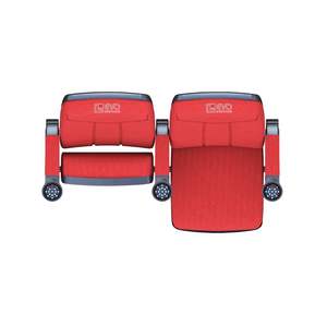 Fauteuil de cinéma avec structure robuste et assise rembourrée, idéal pour une utilisation publique stable - Product Image 4