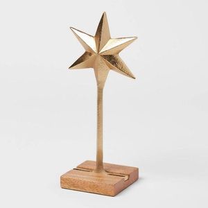 Decorative Brass Star Centerpiece Ornament For Festive Celebration Table And Stylish Home Decoration Display - Product Image 2