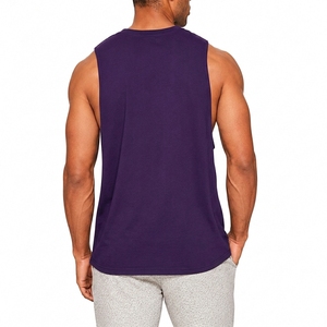 Camiseta Deportiva sin Mangas para Hombre, de Algodón, Transpirable, Suave y Cómoda, para Gimnasio, Fitness, Entrenamiento, Deportes Casuales, Ropa Deportiva de Verano - Product Image 6