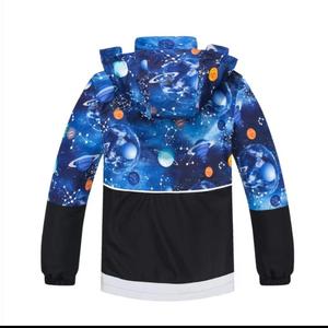 Chaqueta Acolchada con Capucha de Lona para Hombre, con Logotipo Frontal, Cuello Alto, Cierre de Cremallera Transpirable, Resistente al Viento, Rellena, para Uso Casual de Invierno - Product Image 3