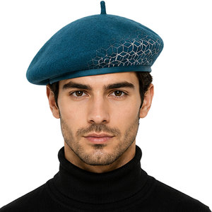 Fashion Wool <b>Beret</b> Hat Warm Soft Felt Headwear Classic European Style Comfortable Autumn Winter Everyday Wear - Product Image 2