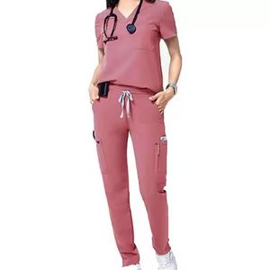Tenue d'hôpital, ensemble de blouses médicales pour femmes, vêtements d'infirmière de haute qualité, design personnalisé, vêtements professionnels - Product Image 4