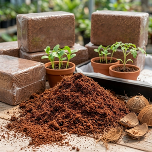 Coir Pith Loose Powder Low EC Cocopeat Powder - Bulk OEM Available Coco Peat Trade Buyers Indian Supplier - Product Image 2