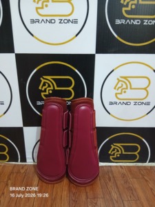 Botas para Caballos BRAND ZONE Deportivas de Neopreno y Cuero PU de Alta Elasticidad con Diseño Transpirable de Malla Exterior para Protección de Patas - Product Image 5