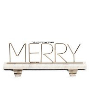 Creative Metal <b>Stocking</b> Holder For <b>Christmas</b> Decoration Unique Holiday Hanger For Festive Family Celebrations - Product Image 1