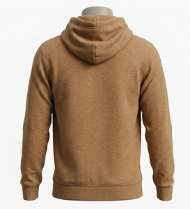 Sweat-shirt à capuche pour homme, coupe classique, couleur unie, coton - polaire, décontracté, écologique, séchage rapide, respirant, vêtements d'hiver - Product Image 4
