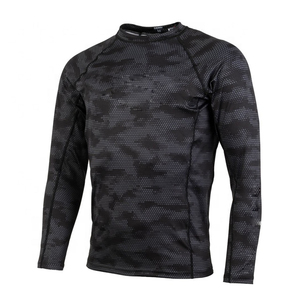 <b>Men's</b> Full Sleeve Rash Guard Sublimation Print Quick Dry Breathable Spandex Polyester <b>Compression</b> <b>Shirt</b> 140g Adult Size - Product Image 3