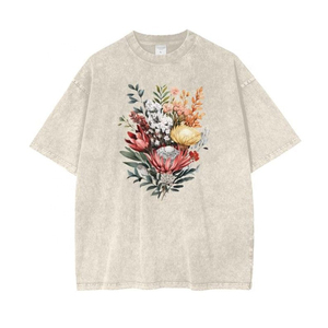 เสื้อยืด DTG DTF สกรีนลายกราฟิก สตรีทแวร์ลำลอง ทรงโอเวอร์ไซส์ สำหรับผู้ชาย ผู้หญิง และทุกเพศ ผลิตจากผ้าฝ้าย ขายส่งเสื้อยืดพิมพ์ลายสำหรับผู้ชาย - Product Image 5