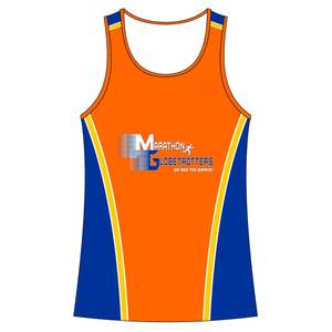 Camisetas de Tirantes Sublimadas Personalizadas OEM/ODM con Nombre/Número de Equipo, Tejido Transpirable de Secado Rápido, Cuello Redondo, para Maratón, Spandex/Poliéster - Product Image 1