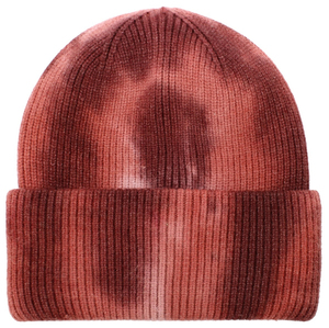 Gorro Unisex de Punto con Diseño Tie-Dye, Gorro de Invierno Informal, 100% Acrílico, Diseño con Puño, para Adultos, Circunferencia de Cabeza 56-58CM - Product Image 6