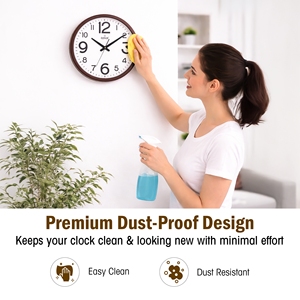 Bold Numeric modern <b>wall</b> <b>clock</b> along with luxury <b>wall</b> <b>clock</b> feel like vintage <b>wall</b> <b>clock</b> feature like silent <b>wall</b> <b>clock</b> for home - Product Image 5