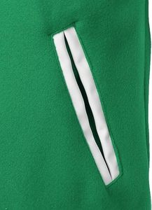 Chaqueta Varsity de Lana Cálida y Transpirable, Resistente al Viento, con Diseño de Parches, para Entrenamiento de Béisbol, Fiestas al Aire Libre, con un Solo Botón - Product Image 4