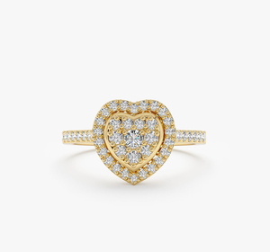 Customizable Vintage Lab Grown Diamond Gold Plated Women's Wedding Engagement Ring IGI Certified for Anniversary Gift - Product Image 1