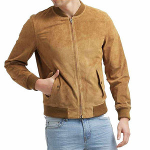 Premium Quality Soft Texture Durable Stitching Comfortable Fit Men <b>Suede</b> Leather <b>Jacket</b> Front Eco-Friendly Breathable Stylish - Product Image 1