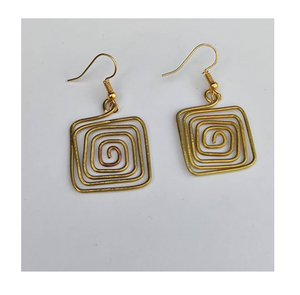 Boucles d'oreilles en fil de laiton pour filles, bijoux fantaisie, boucles d'oreilles de fiançailles, boucles d'oreilles manchette de haute qualité, au prix le plus bas - Product Image 2
