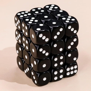 Marbled <b>Resin</b> <b>Crafts</b> dice Square Polyhedral Dice Set Numbers Edges Durable Eco-Friendly for RPG DND Tabletop Games - Product Image 1