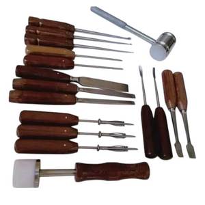 Ensemble d'instruments chirurgicaux orthopédiques de qualité supérieure, 17 pièces, kit vétérinaire en acier inoxydable de haute qualité pour os de cheval - Product Image 1