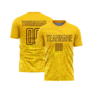 เสื้อฟุตบอลพิมพ์ลายแบบซับลิเมชั่นสั่งทำได้ โรงงานขายส่งโดยตรง ชุดกีฬาแห้งเร็ว ชุดฟุตบอลพิมพ์ลายดิจิทัล - Product Image 6