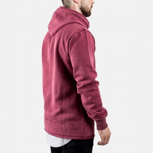 Wholesale Oversized Blank Unisex Hoodies High Quality <b>Pullover</b> <b>Men</b> Hoodies Acid Wash Vintage Distressed Hoodie - Product Image 3