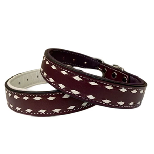 Colliers pour chiens en cuir de luxe, réglables, durables, avec boucle en alliage, design élégant, vente chaude Nibao - Product Image 1