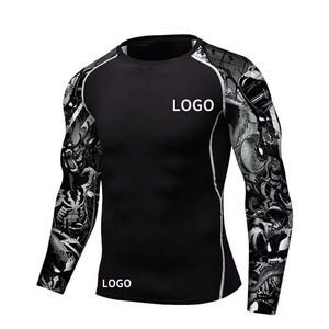 2026 New Arrival Heat-Transfer Printing Rash Guard Best High Quality Customized Breathable Anti-Bacterial Polyester/Spandex for - Product Image 6