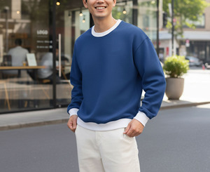 เสื้อฮู้ดผ้าฟลีซคอตตอน 100% ผลิตตามสั่งแบบ OEM/ODM สำหรับฤดูหนาว ทรงโอเวอร์ไซส์ สีบล็อก ตัดเย็บอย่างดี ปักและสกรีนโลโก้ได้ - Product Image 1