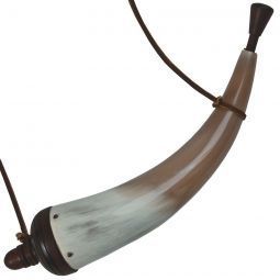 Porte-poudre de chasse vintage en corne naturelle, écologique, moderne, fait main, accessoire extérieur traditionnel - Product Image 5