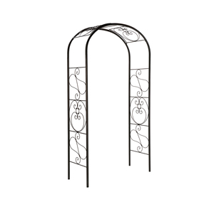 Arche de jardin en fer forgé personnalisée décorative avec un design inspiré de l'Europe intemporelle - Product Image 1