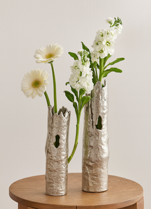 Vase à fleurs en métal aluminium plaqué or, vase décoratif pour la maison, le bureau, la table, arrangement floral - Product Image 5