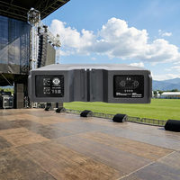 Haut-parleur Line Array externe à trois voies de performance professionnelle de grande envergure, série LS3 MRL, avec aimant néodyme, 8 Ohm 250W, enceinte en bois LF