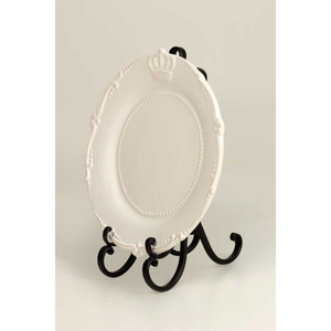 Silver Finish Handmade Iron Metal Plate Rack Perfect For Kitchenware <b>Tabletop</b> Standing Multifunction Plate <b>Storage</b> Holder - Product Image 4