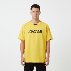 เสื้อยืดแฟชั่นประดับเพชรระดับพรีเมียม รับผลิตแบบ OEM ODM โรงงานผลิตเสื้อผ้าแบรนด์ส่วนตัว - Product Image 4