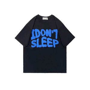 Fabricante de Camisetas Urbanas Personalizadas con Estampado Puff, Camiseta Extra Grande Premium con Diseño de Estampado Puff, Venta al Por Mayor - Product Image 4