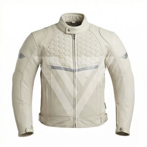Chaqueta de Motociclista de Cuero Genuino para Hombre de la Mejor Calidad, Nueva Colección de Invierno, Chaquetas de Motocicleta con Protecciones Desmontables Personalizadas - Product Image 1