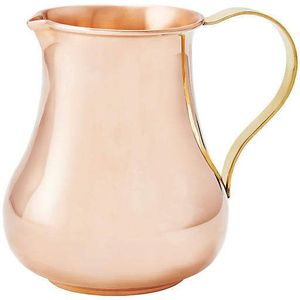 Heavy Duty Solid Copper Mule Mug with Classic Hammered Texture for Cocktail Beer Water Juice Serving in Home Kitchen Bar Setup - Product Image 1