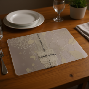 Napperons Transparents Blancs 43*28 (MANTELES) - Product Image 2