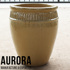 Macetas de cerámica esmaltada hechas a mano en Vietnam, económicas y al por mayor, para flores y hierbas, de fabricante vietnamita. - Product Image 4