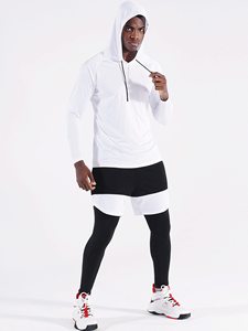 Sweat à capuche de sport pour homme à manches longues, séchage rapide, pour la gym, le basketball, l'entraînement et la course - Product Image 4