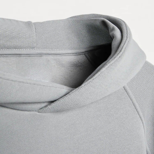 Wholesale Men's 100% Cotton <b>Thick</b> <b>Fleece</b> Heavy Weight Luxury Regular Fit Zipper-Up Eco-Friendly Custom Logo Puff Printing Hoodie - Product Image 5