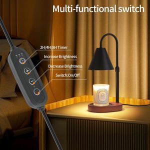 Black Electric Wax Melt Warmer Timer <b>Dimmer</b> Home Use Candle Warmer Lamp for Mother's Day Birthday Christmas Gifts for Mom/Wife - Product Image 5