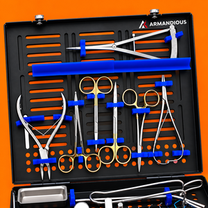 Kit de Implantes Dentales Manuales de Acero Inoxidable de Primera Calidad, 33 Piezas, Instrumentos Avanzados de Implantología, Juego de Instrumentos de Cirugía Oral, CE - Product Image 2