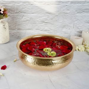 Metal Candle Bowl With Floating Candles For Elegant Home <b>Decoration</b> And Relaxing Ambient Lighting Experience In Living <b>Spaces</b> - Product Image 1