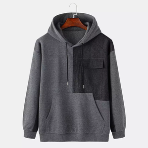 Compra al por Mayor Sudaderas con Capucha para Hombre Baratas, Sudaderas con Capucha Extra Grandes de Estilo Urbano, Mezcla de Algodón y Poliéster, Suaves y Cálidas para Invierno, Ropa Masculina - Product Image 1