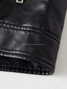 Chaqueta de moda de cuero auténtico con cremallera personalizada para hombre de buena calidad a precios mayoristas chaquetas de moda de cuero de color personalizado - Product Image 2