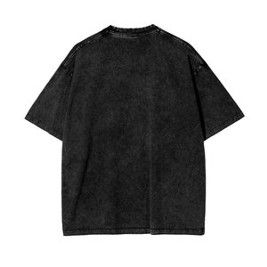 Camiseta Extra Grande para Hombre, Color Verde Oliva, Cuello Redondo, Manga Corta, Lisa, Teñida, de Algodón Jersey, Corte Casual - Product Image 1