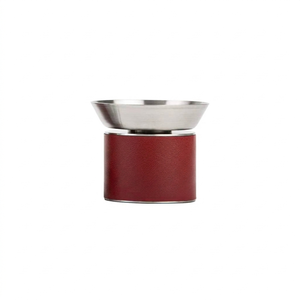 Modern Two Tone Incense Burner Pairing A Vibrant Green Base With A Sleek Flared <b>Rose</b> Gold And Silver Metal <b>Top</b> Dish For Home - Product Image 3