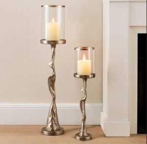 ชุดเชิงเทียนรุ่นโกลว์พร้อมโคมแก้ว ตกแต่งบ้านอย่างทนทาน - Product Image 3